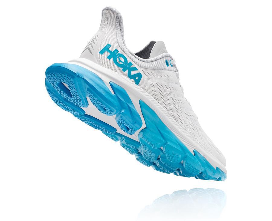 Zapatillas Running Hoka One One Hombre - Clifton Edge - Blancas/Azules - IGN182506